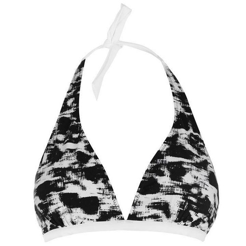 Ladies Branded Slazenger Stretch Halter Neck Bikini Top Briefs Swimwear 8-16