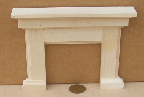 1:12 Échelle Naturel Finition en Bois Feu Contour Tumdee Maison de Poupées à