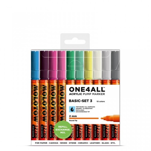 MOLOTOW ONE4ALL 127HS Marker 10er Basic-Set 3