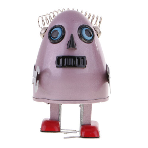 Vintage Ei-förmigen Roboter aus Zinnmetall Kinder Spielzeug Geschenk