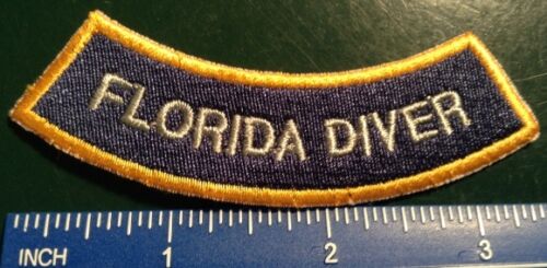 Floride Diver Rocker Chevron plongée certification patch 3.5/" Gator