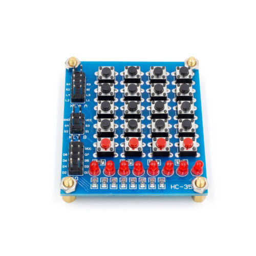4x4 Keypad Matrix Keyboard Buttons LED For MCU PIC ATMEL AVR Arduino Smart car