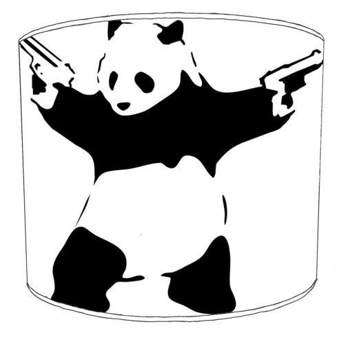 Lampshades Ideal To Match Panda Duvets Covers Banksy Panda Wallpaper Borders Lampshades Home Garden Cs Sp Co Jp
