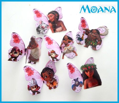 Disney Moana décoratifs Papillons Disney Wall Stickers 3d papillons