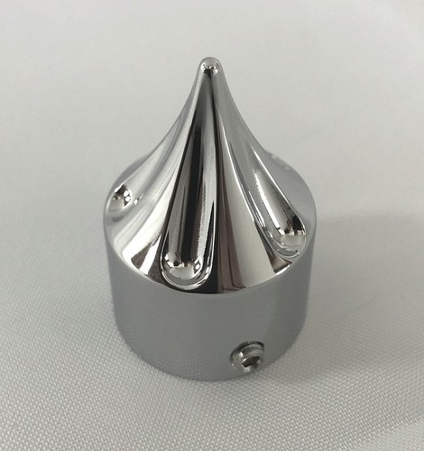 99-17-18 Hayabusa GSXR 600//750//1000 Chrome Grooved Spike Kickstand Nut Cover Cap