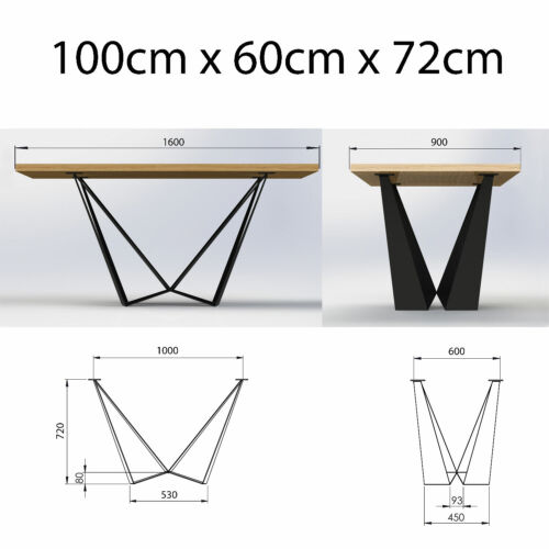 Tischgestell Spider Tischkufen Schwerlast Tischbein Industrial Tisch Loft Möbel