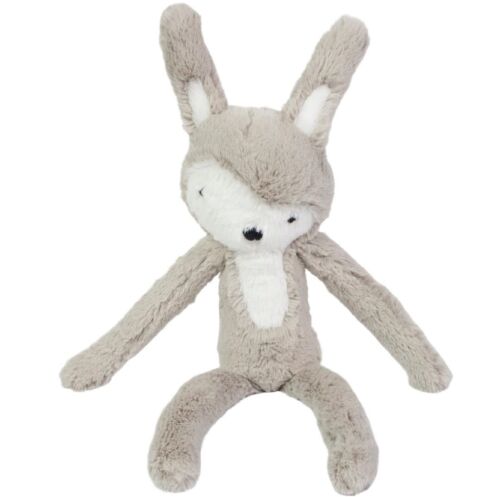 SEBRA Plüsch Hase Kaninchen Teddy Bär feder beige Kuschel Tier Spielzeug Kinder 