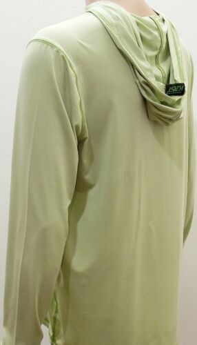 Kast Extreme Fishing Gear Ronin Hooded Sun Shirt Sage Green Size Large NWT