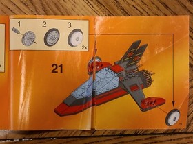 Lego Land Town 6580 Jet 7 Extreme Team 100% Complete minifigures Instructions