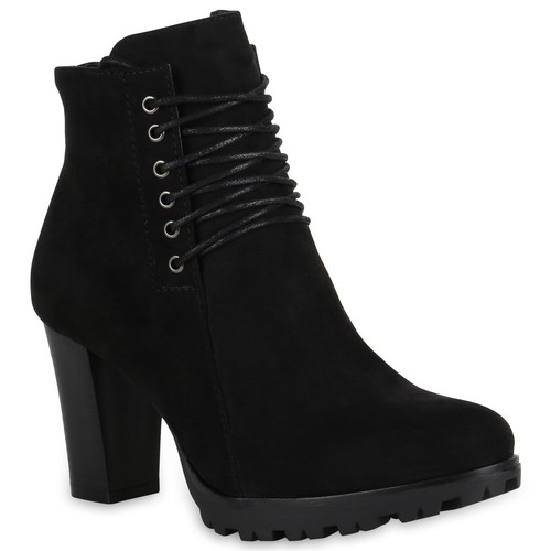 Damen Schnürstiefeletten Modische Profilsohle Stiefeletten 818908 Schuhe