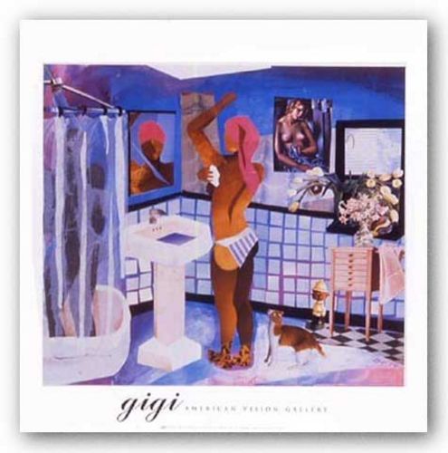 AFRICAN AMERICAN ART PRINT Hos Bath Gigi Boldon