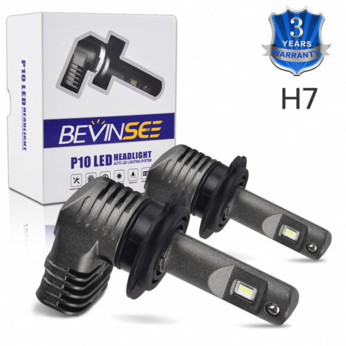 BEVINSEE H7 For Ducati Multistrada 620 1000 1100 S Headlight High Low LED Bulbs 