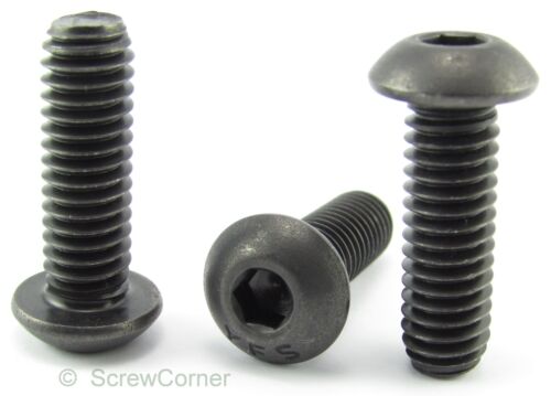 Linsenkopf vis ISK 1/4-20 unc x 1 3/4 Noir-socket Button Head screw scl 