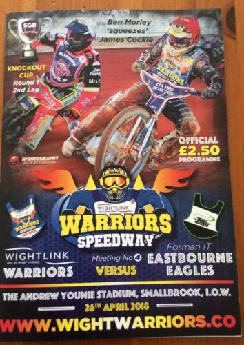 2018 ISLE OF WIGHT v EASTBOURNE 26th APRIL EXCELLENT CONDITION 