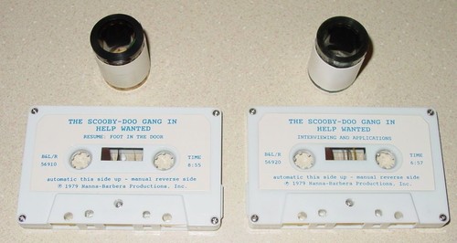 HANNA-BARBERA Filmstrip Set Scooby Doo Gang Help Wanted NEW Resume Educational