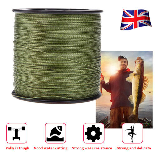 Details about   500M 30LB-100LB fishing line strength PE Braided 4 Strands Sea Green Spod Marker 