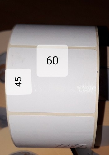 10 ROTOLO ETICHETTE TERMICHE ADESIVE 60x45 DA 1000 ETICHETTE ANIMA 40MM