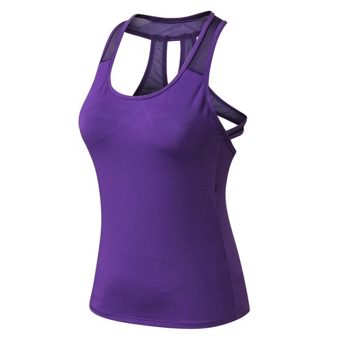 Cross Back Workout Tank Top Shirts Activewear Exercise Athletic Yoga Tops Womens