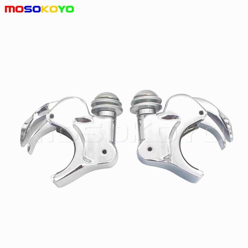41mm Quick Release Windshield Clamp For Harley Dyna Wide Glide FXDWG Softail FXS