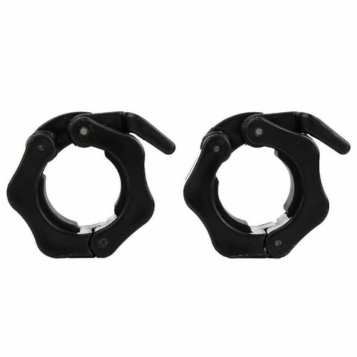 1 Paar olympische 30 mm Spinlock-Halsbänder Langhantel-Kurzhantel-Clip Barbell