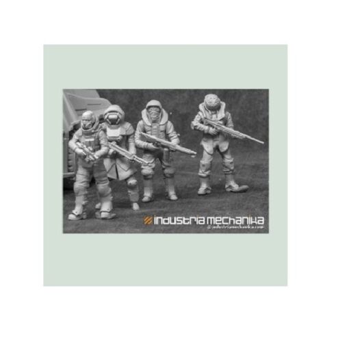 1//35 Resin Figures Model Kit /'/'Porpoise Shock Troopers/'/' Sci-Fi 4 Figures