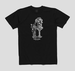 Passport Finer Things Black Mens Skateboard T Shirt