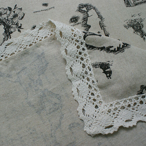 Mapa Retro Algodón Lino Cubierta Mantel Rectangular Mantel Impresión Decoración del hogar 