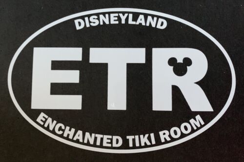 Disneyland Enchanted Tiki Room Vinyl Car Decal 