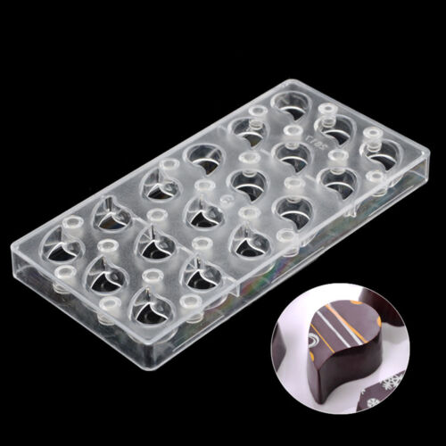 Drip Shape Magnetic Polycarbonate Chocolate Transfer Sheet DIY Candy Mold