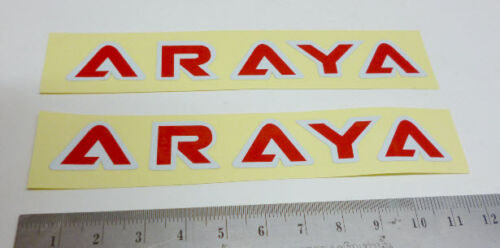 Nos Old School BMX Hub Decal Sticker for ARAYA Rim 7X C 36h 48h Red