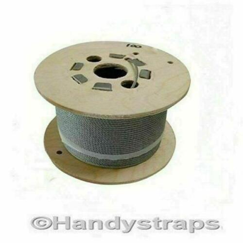 Galvanised Wire Rope 50 Metre of 10mm of 6x19Construction Handy Straps