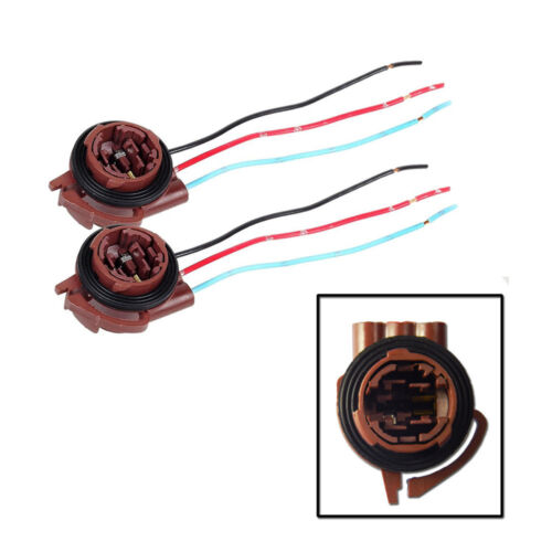 3156 3157 4157 Pre-Wired Harness Socket For LED Signal Lights Brake Light 2Pcs 