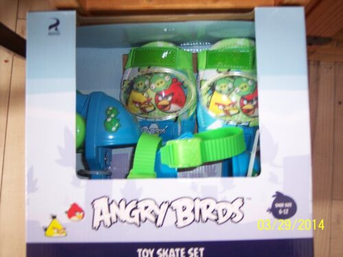 BNIB Rovio Angry Birds Toy Skate Set *Fits  Child's Shoe Size 6-12* 