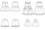 2-8 McCalls M7588 PATTERN /& 18/" Doll Dress Childrens//Girls Top,Dress,Shorts