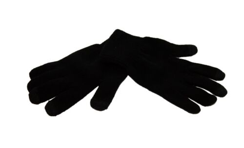 Black Adults Touch Screen Gloves Stretch For Men /& Woman Vodafone Phone