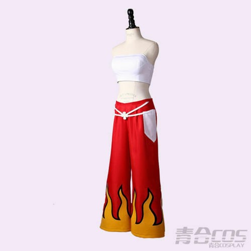 Fairy Tail Erza Scarlet Flame Cosplay Costume Any Size# free shipping Fairy Tail Erza Scarlet Flame Cosplay Costume Any Size# free shipping