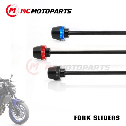 Front Fork Slider Crash Protector Fit Yamaha MT-07 13-19 XSR700 15-19 