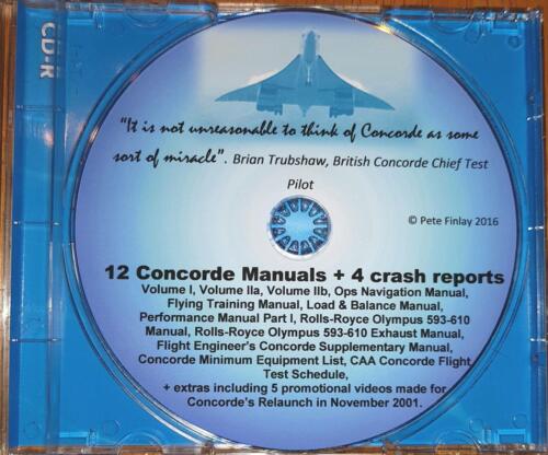 many free extras CONCORDE - over 5,000 pages 12 Flying Manuals on CD 