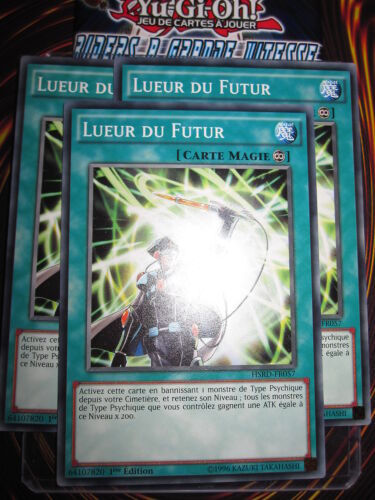 YU-GI-OH COM LUEUR DU FUTUR LOT DE 3 HSRD-FR057 MINT FRENCH EDITION 1 PLAYSET