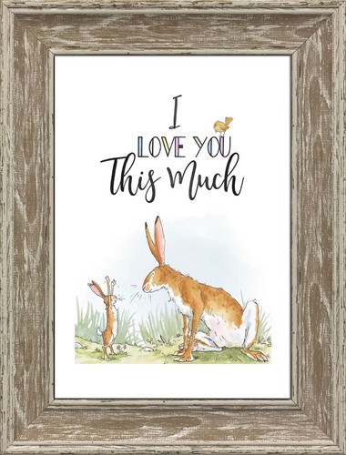 Guess How Much I Love You A4 Print Only 8 Different Designs Keepsake Nursery