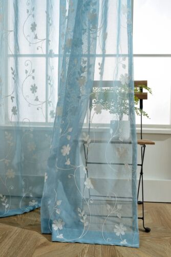Romantic Voile Curtains for Living Room Kitchen Bedroom Kids Room 