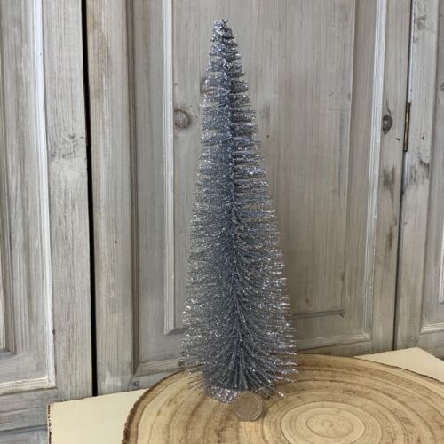 25cm 35cm Mesa De Cerda brillo de árbol de Navidad Navidad Decoración Botella de cepillo