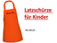 Motiv bestickt Schürze Kinderschürze für Grundschule und Kindergarten mit Name