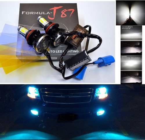 LED Kit G5 80W 9007 HB5 8000K Icy Blue Headlight Two Bulbs High Low Plug Play OE