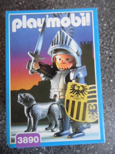 Playmobil l Raubritter mit Hund 3890 von 1997 Rarität Neu & OVP mib 