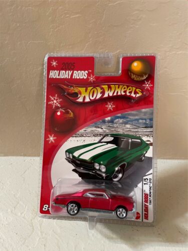 Hot Wheels 2005 Holiday Rods  1967 Pontiac GTO #1//5 Red D8