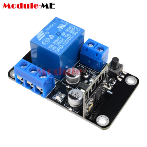 DC12V Smart Wifi Wireless Self-lock Switch Delay Relay Module By APP IOS Android