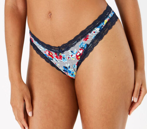 Details about  / M/&S Blue Red Floral Lace Trim High Cut Knickers UK 8 10 12 14 16 26