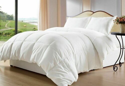 Down Alternative Comforter 300 GSM & 400 GSM All Solid Color & Sizes 1000 TC 