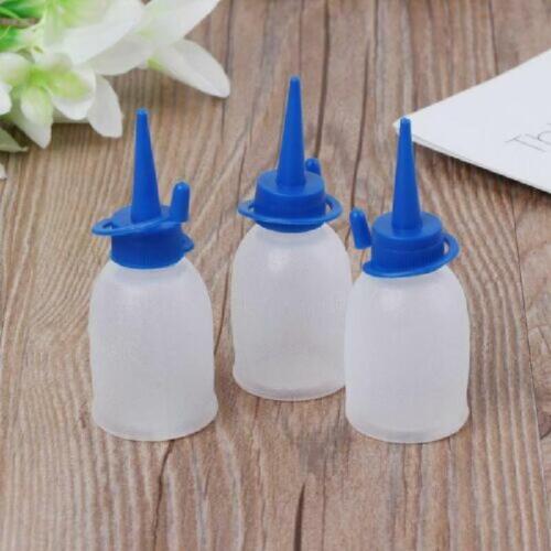 10X Plastic Squeeze Bottle Small Squirt Jet Sauce Condiment Ketchup Mayo Oil kit 